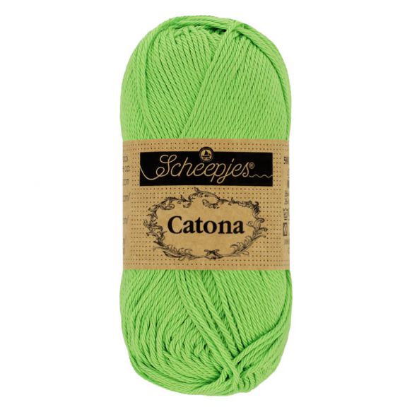 Scheepjes Catona 50g – 100% Mercerised Cotton 4 Ply Yarn for Knitting & Crochet
