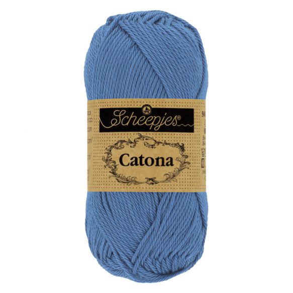 Scheepjes Catona 50g – 100% Mercerised Cotton 4 Ply Yarn for Knitting & Crochet