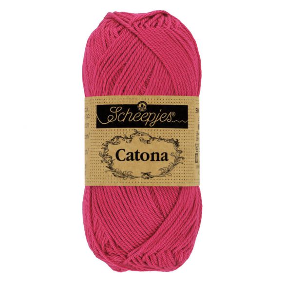 Scheepjes Catona 50g – 100% Mercerised Cotton 4 Ply Yarn for Knitting & Crochet