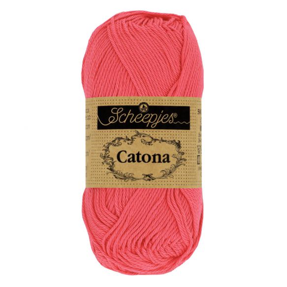 Scheepjes Catona 50g – 100% Mercerised Cotton 4 Ply Yarn for Knitting & Crochet