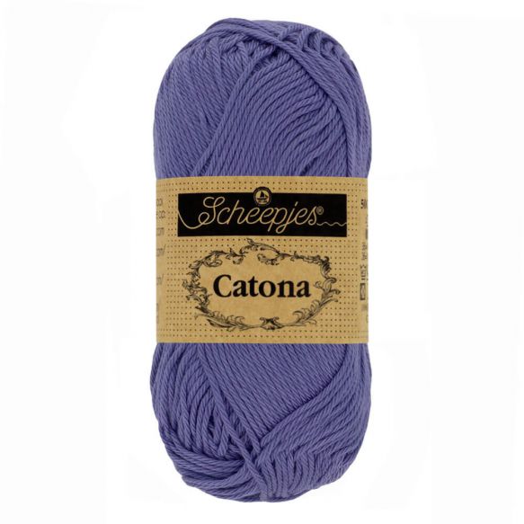 Scheepjes Catona 50g – 100% Mercerised Cotton 4 Ply Yarn for Knitting & Crochet