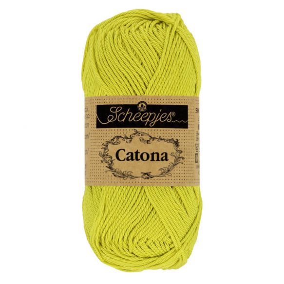 Scheepjes Catona 50g – 100% Mercerised Cotton 4 Ply Yarn for Knitting & Crochet