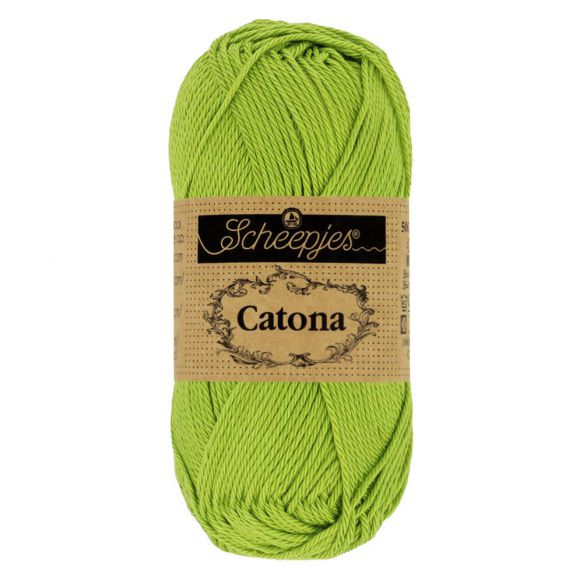 Scheepjes Catona 50g – 100% Mercerised Cotton 4 Ply Yarn for Knitting & Crochet