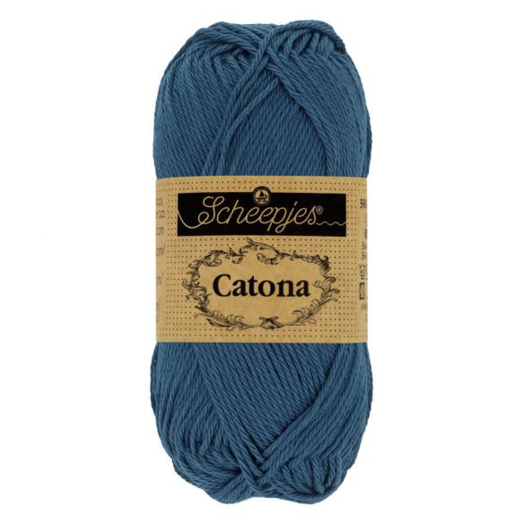 Scheepjes Catona 50g – 100% Mercerised Cotton 4 Ply Yarn for Knitting & Crochet
