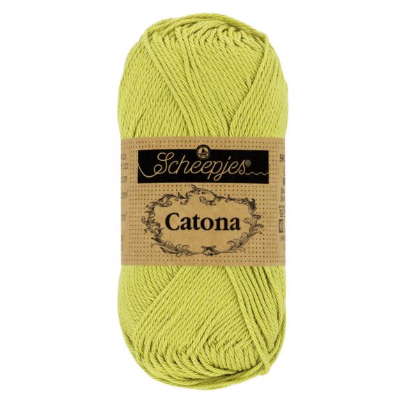 Scheepjes Catona 50g – 100% Mercerised Cotton 4 Ply Yarn for Knitting & Crochet