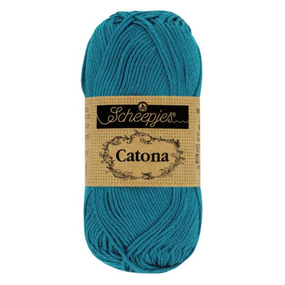 Scheepjes Catona 50g – 100% Mercerised Cotton 4 Ply Yarn for Knitting & Crochet