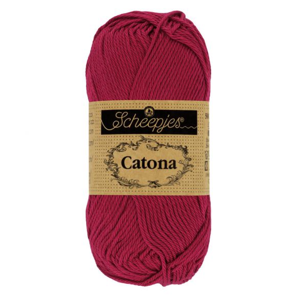 Scheepjes Catona 50g – 100% Mercerised Cotton 4 Ply Yarn for Knitting & Crochet
