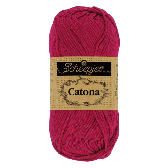 Scheepjes Catona 50g – 100% Mercerised Cotton 4 Ply Yarn for Knitting & Crochet