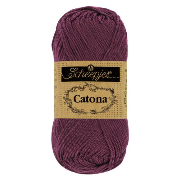 Scheepjes Catona 50g – 100% Mercerised Cotton 4 Ply Yarn for Knitting & Crochet
