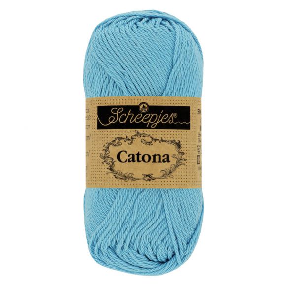 Scheepjes Catona 50g – 100% Mercerised Cotton 4 Ply Yarn for Knitting & Crochet