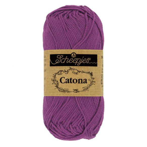 Scheepjes Catona 50g – 100% Mercerised Cotton 4 Ply Yarn for Knitting & Crochet