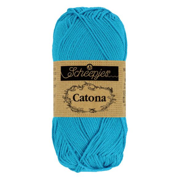 Scheepjes Catona 50g – 100% Mercerised Cotton 4 Ply Yarn for Knitting & Crochet