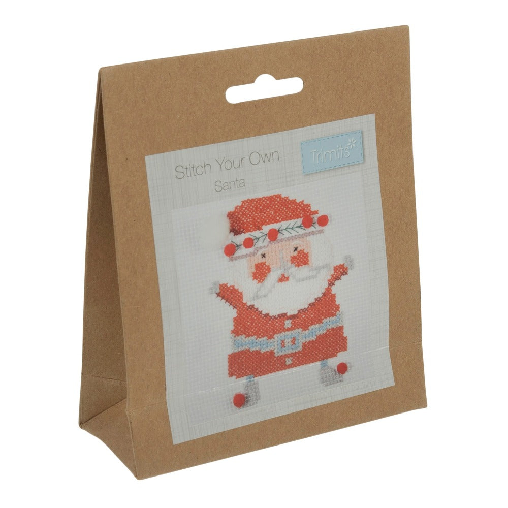Counted Cross Stitch Kit Santa