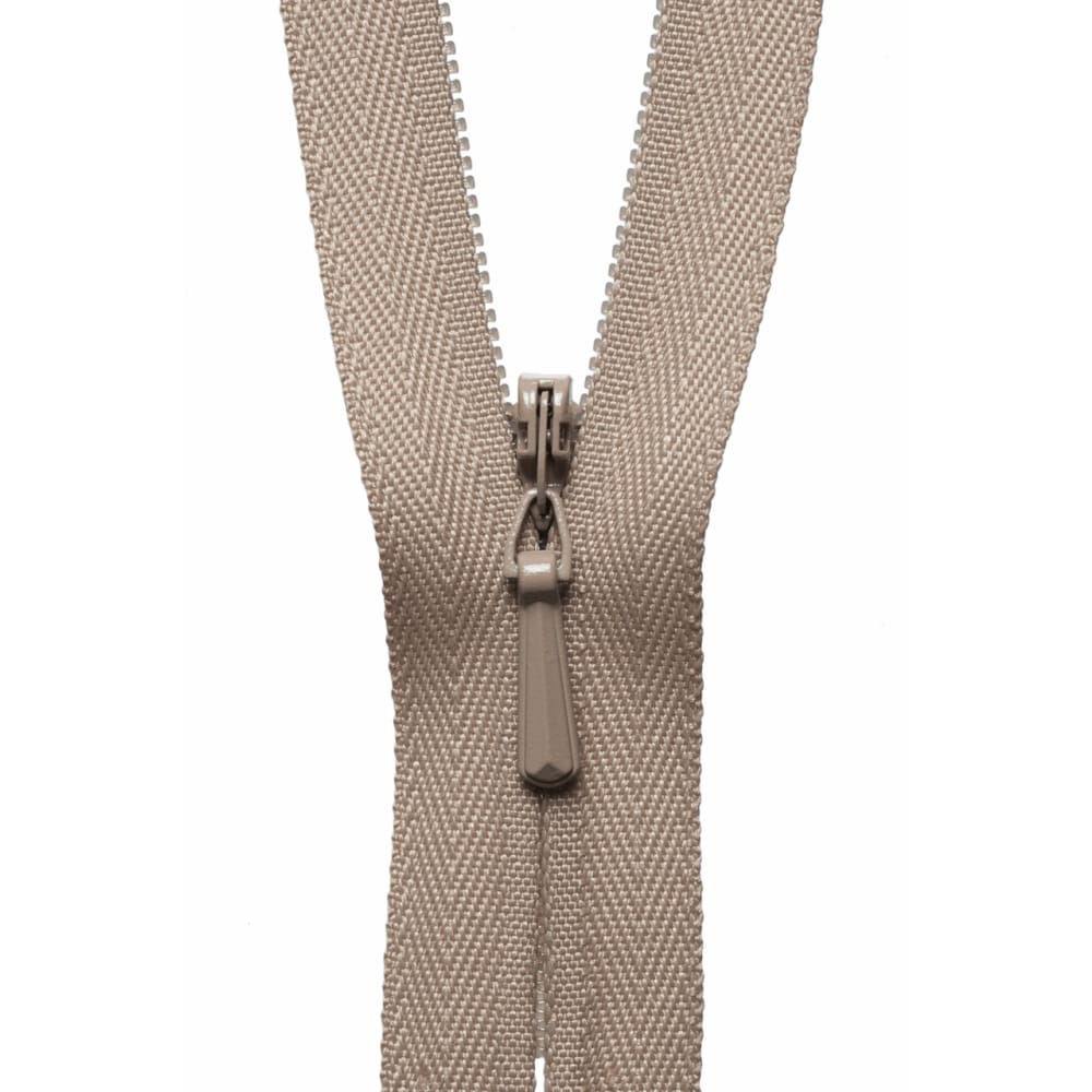 Groves Haberdashery Concealed Zip Fawn 56 cm (Y756-573) YKK Concealed Zips 56 cm