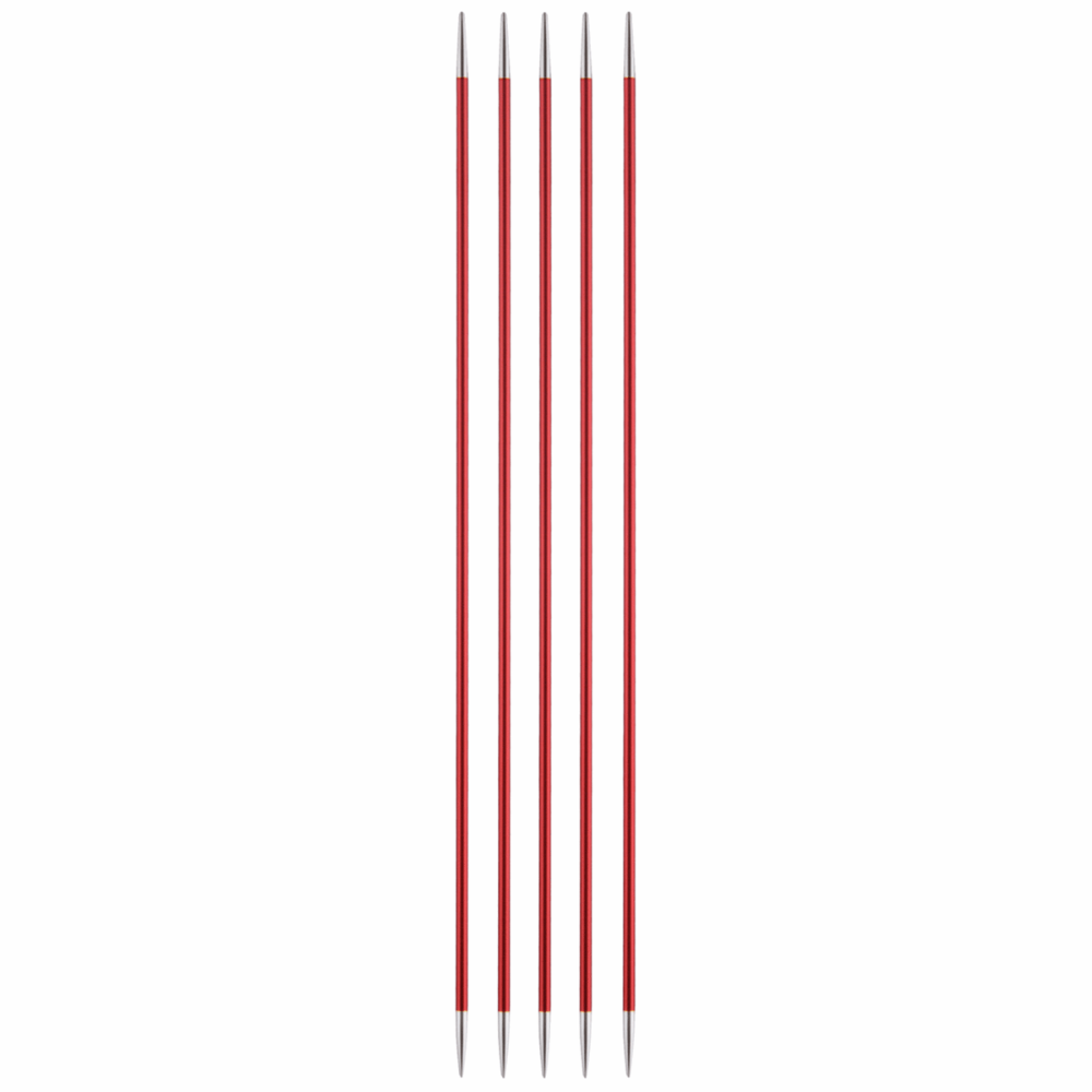Groves Knitting Needles Zing: Knitting Pins: Double-Ended: Set of Five: 15cm x 2.50mm