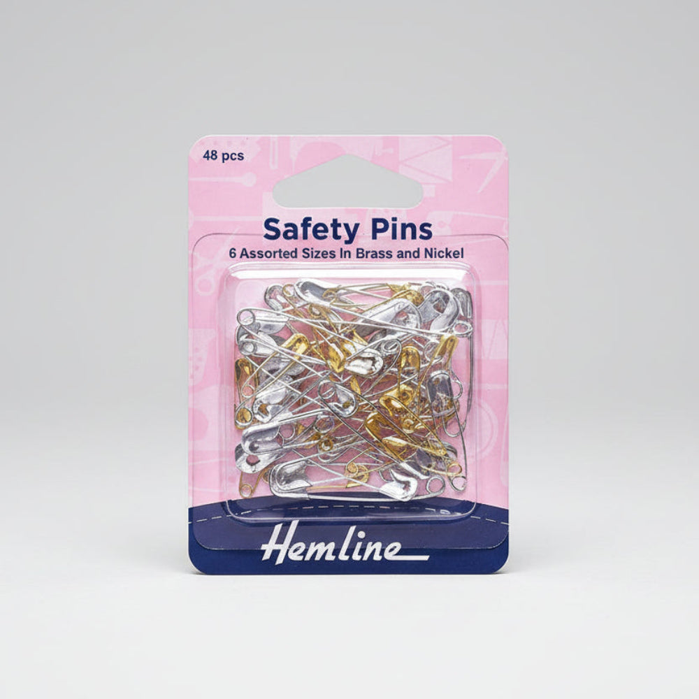 Hemline Haberdashery Hemline Assorted Safety Pin Pack