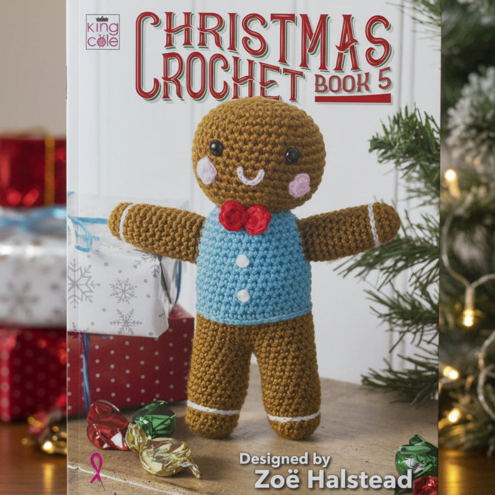 King Cole book King Cole Christmas Crochet Book 5
