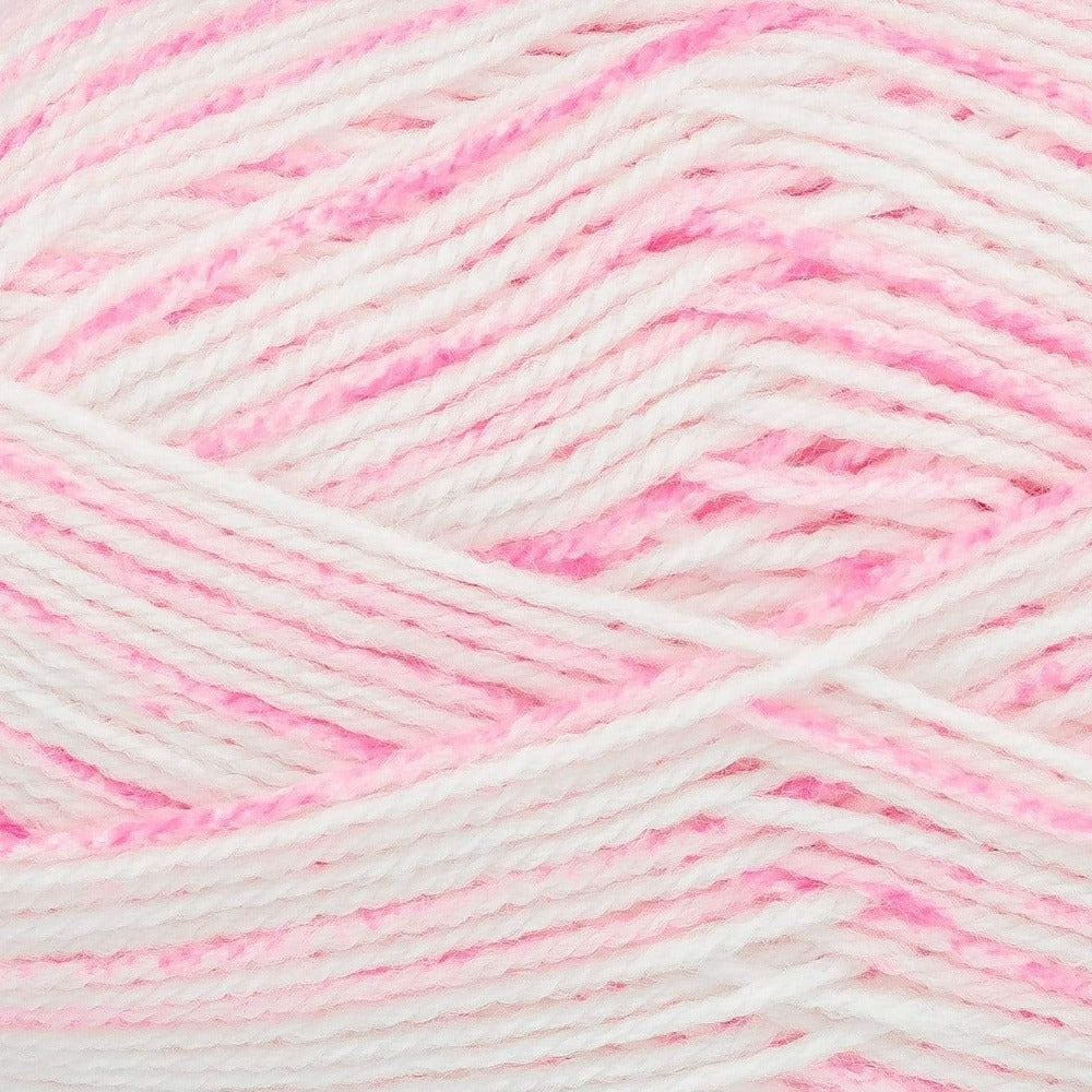 King Cole Yarn Baby Pink (3605) King Cole Baby Stripe DK Knitting Yarn