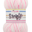 King Cole Yarn King Cole Baby Stripe DK Knitting Yarn