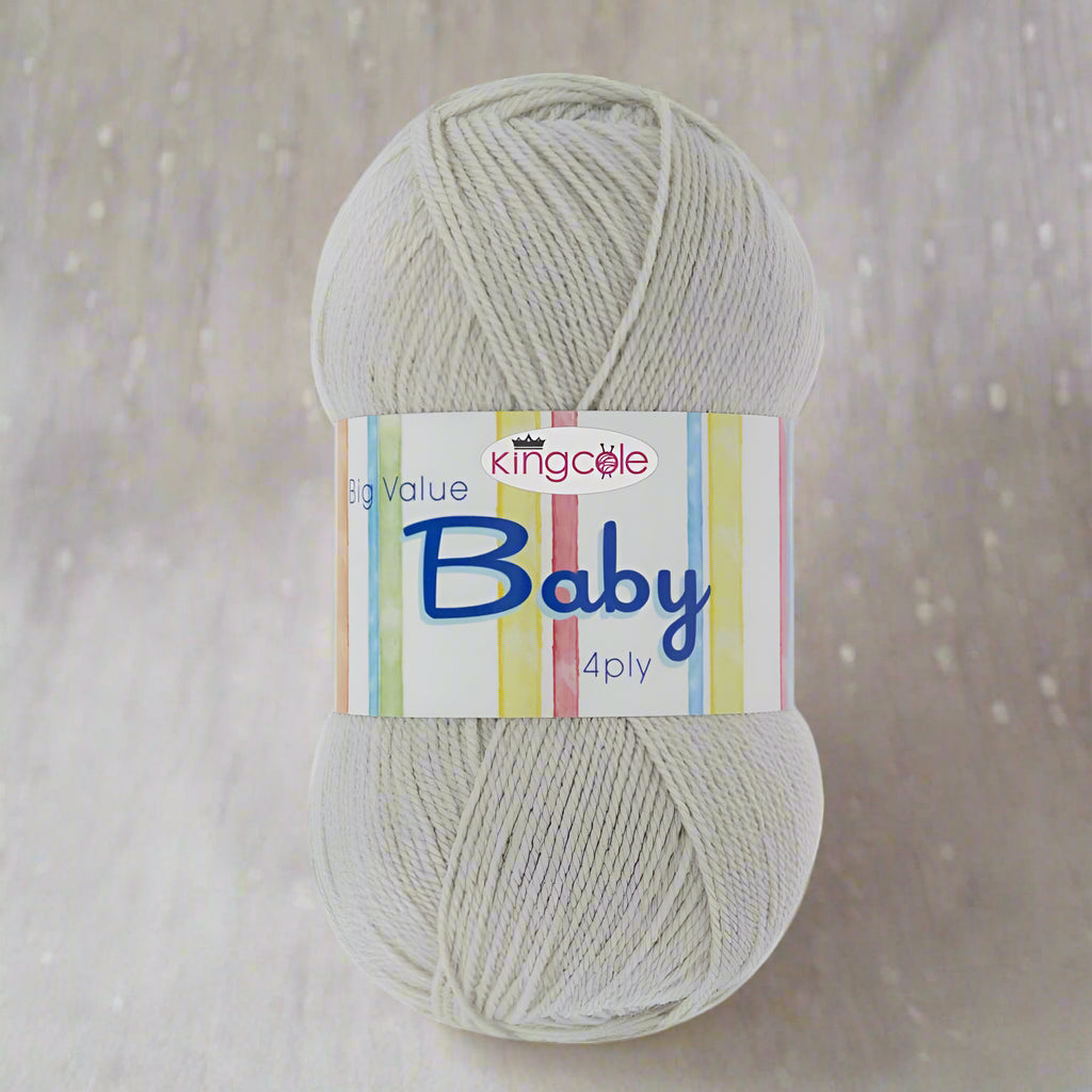 King Cole Big Value Baby 4 Ply Knitting Yarn - soft and affordable baby yarn