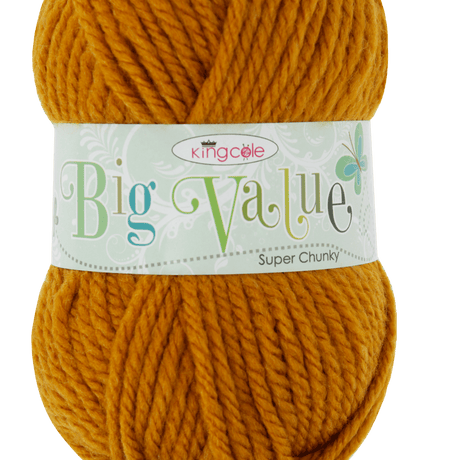 King Cole Yarn King Cole Big Value Super Chunky Knitting Yarn