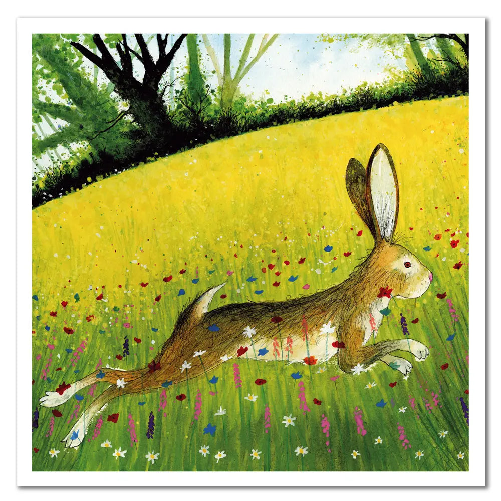 Emma Ball Meadow Hare Card
