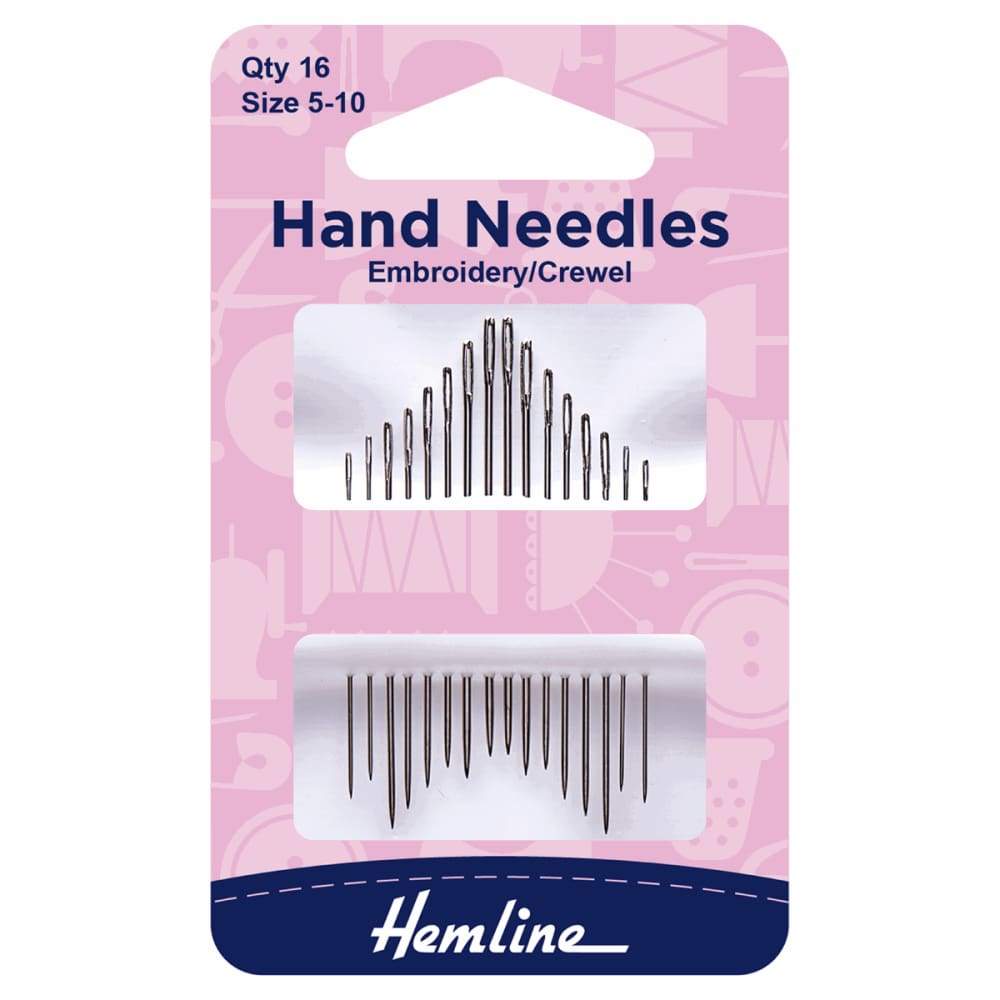 Pony Haberdashery Hemline Hand Needles Embroidery (200.510)