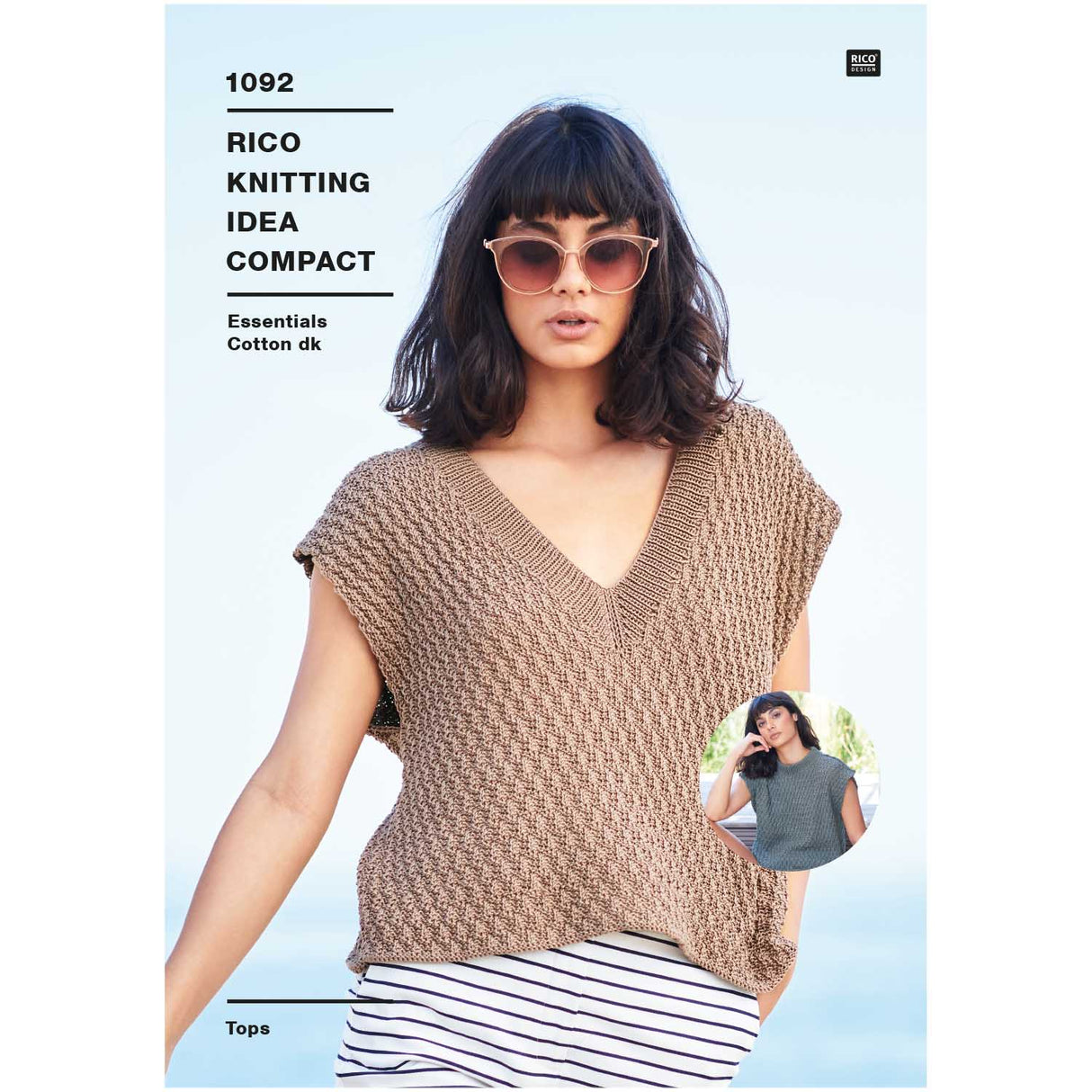 Rico Patterns Rico Ladies Top DK Knitting Pattern 1092