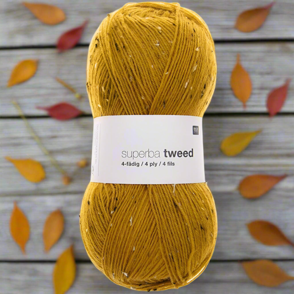 Rico Yarn Rico Superba Tweed 4 Ply Sock Yarn