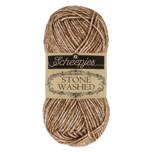 Scheepjes Yarn Brown Agate (822) Scheepjes Stone Washed Yarn