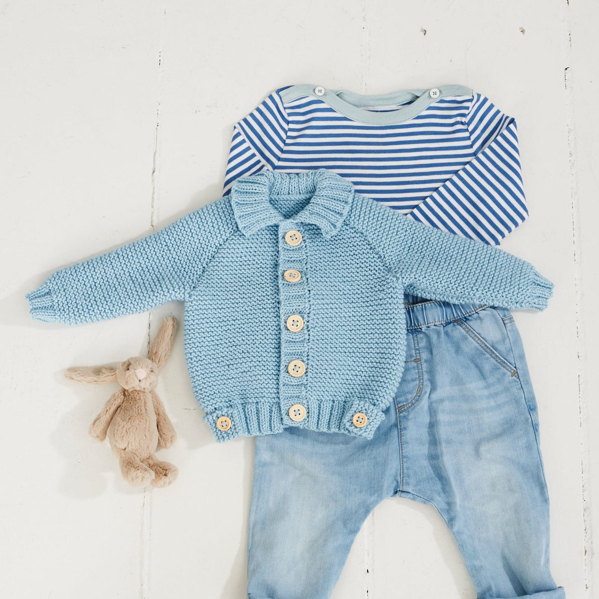 Stylecraft Patterns Stylecraft Baby Easy Knit Cardigan DK Knitting Pattern 9505