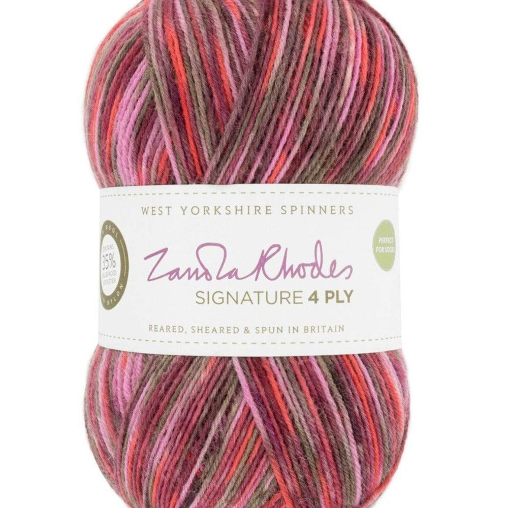 West Yorkshire Spinners Yarn Botanical Bloom (1024) West Yorkshire Spinners Signature 4 Ply Zandra Rhodes