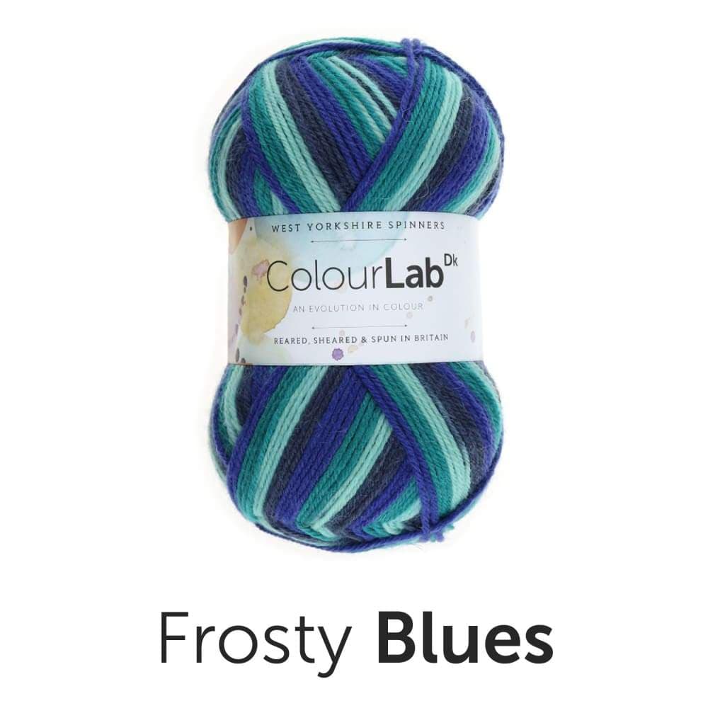 West Yorkshire Spinners Yarn Frosty Blues (892) West Yorkshire Spinners Colour Lab DK Knitting Yarn