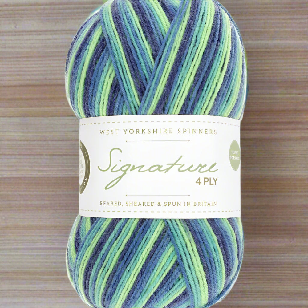 West Yorkshire Spinners Signature 4 Ply Blue Lagoon