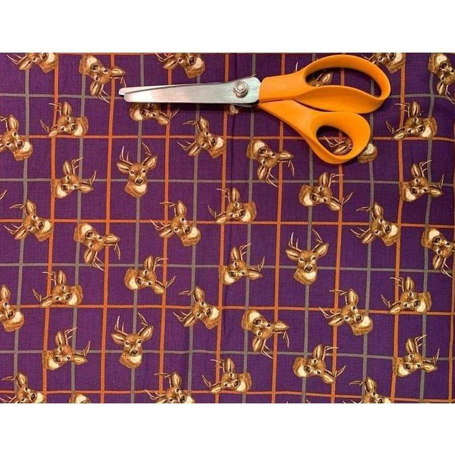 Wool n Stuff Ltd Fabric Stags Heads (80203) Celtic Highlands 100% Cotton Fabric