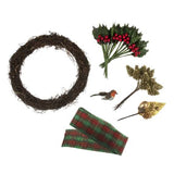 Traditional Tartan Wreath Kit Contents
