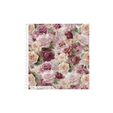 100% Cotton Fabric Bloom Vintage Rose