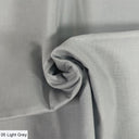 100% Organic Cotton Light Grey Fabric