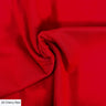 100% Organic Cotton Cherry Red Fabric