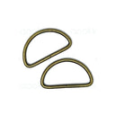 38 mm Metal D Rings Antique Brass for Bag Making