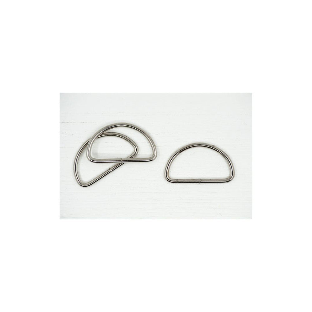 38 mm Metal D Rings Silver for Bag Making