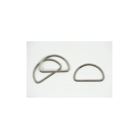 38 mm Metal D Rings Silver for Bag Making