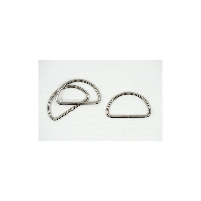 38 mm Metal D Rings Silver for Bag Making