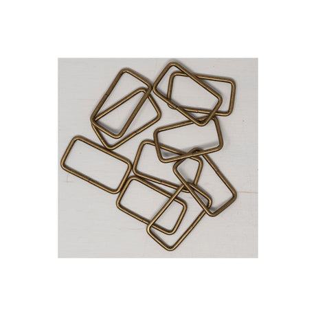 38 mm Metal Strap Connector Antique Brass for Bag Making