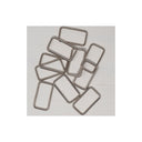 38 mm Metal Strap Connector Silver for Bag Making