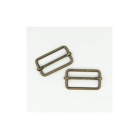 38 mm Metal Strap Slider Antique Brass for Bag Making