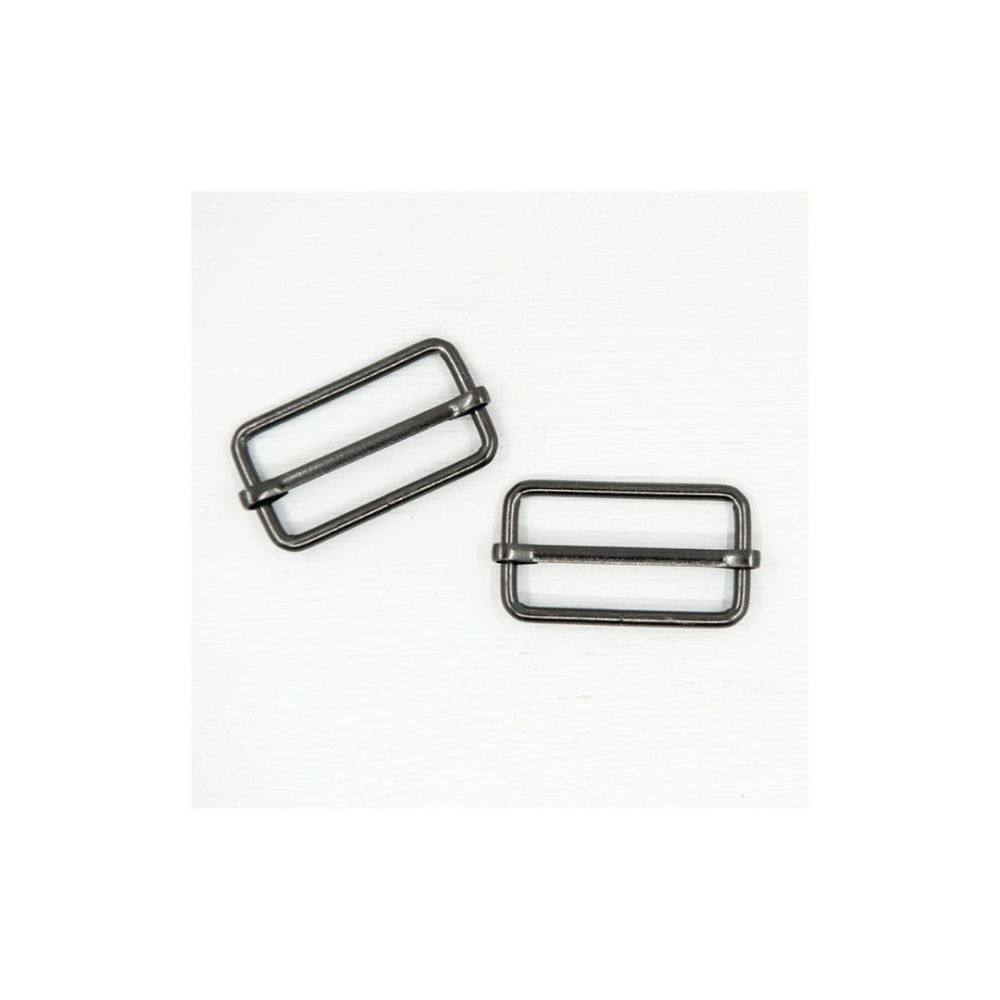38 mm Metal Strap Slider Gunmetal for Bag Making