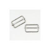38 mm Metal Strap Slider Silver for Bag Making