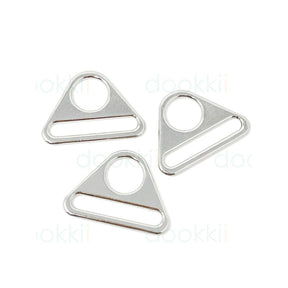 38 mm Triangle Connector Silver for Bag Making