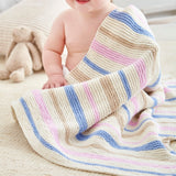 King Cole Sunny Stripes Baby Blanket